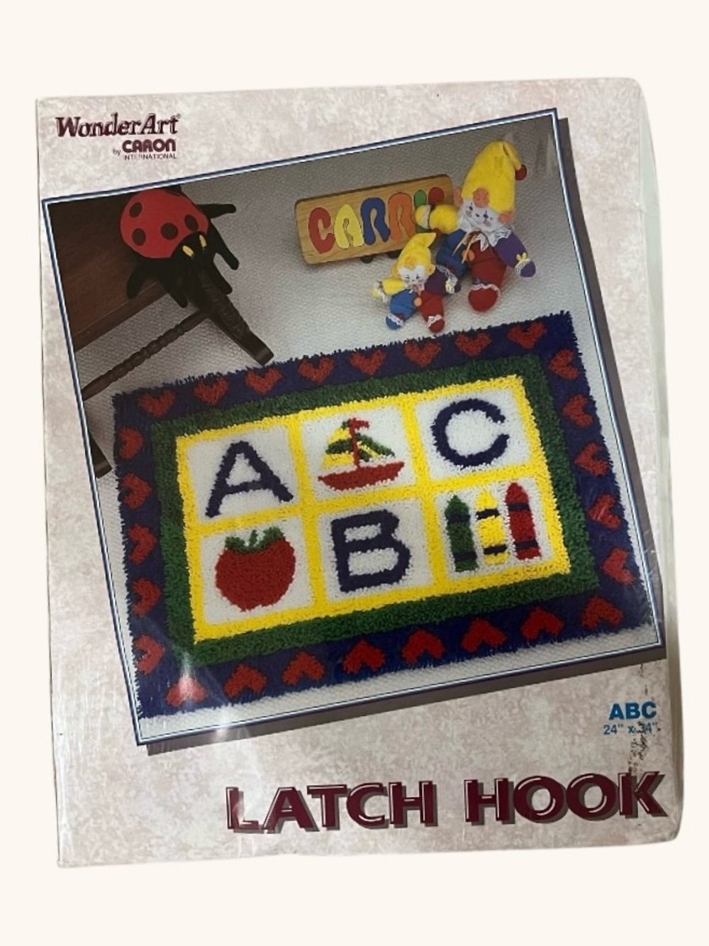 WonderArt ABC Latch Hook Rug Kit - Multicolor